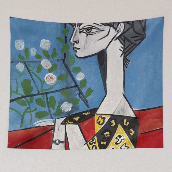 Item preview, Jacqueline With Flowers designed and sold by josephperdue.