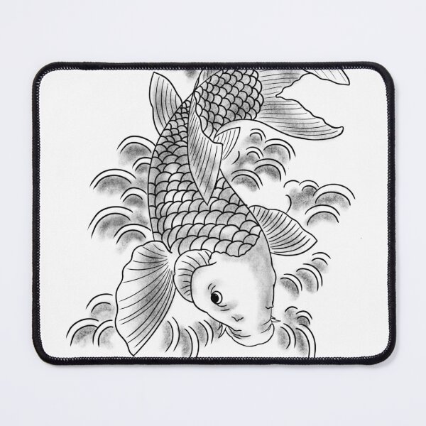 Item preview, Traditionnal japanese koi fish, koi fish japanese art, unique gift, koi fish lover designed and sold by shodark.