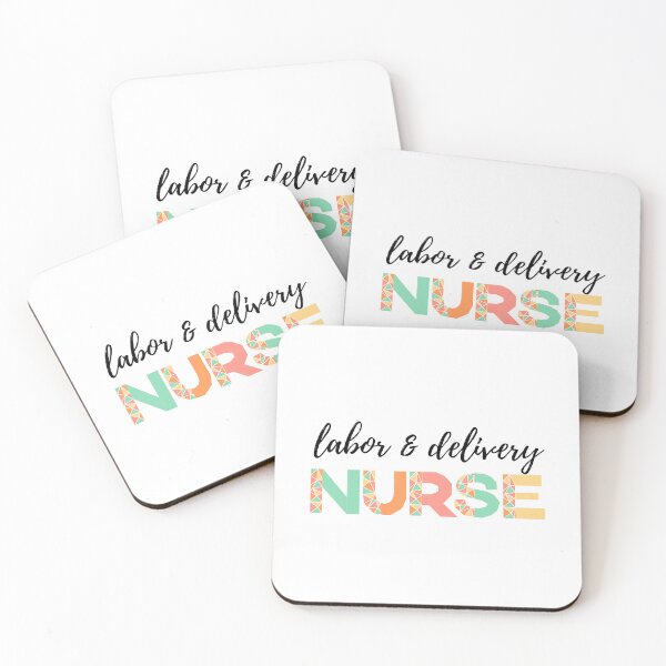 Item preview, Labor and Delivery Nurse (black text)- RN - Registered Nurse - Labor and Delivery Room Nurse designed and sold by CaitU.
