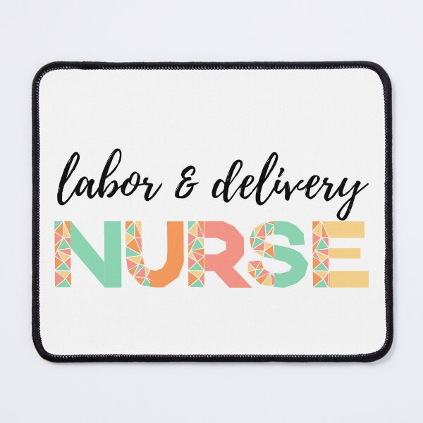 Item preview, Labor and Delivery Nurse (black text)- RN - Registered Nurse - Labor and Delivery Room Nurse designed and sold by CaitU.