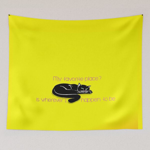 Item preview, Cat's favorite place orange deSign designed and sold by MystixJack.