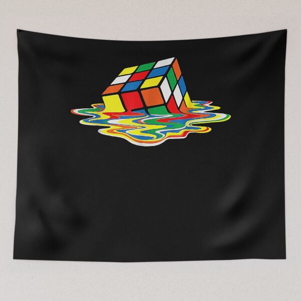 Item preview, Melting Cube Funny Retro Gaming Rubik Rubix Rubics Cube T-Shirt.png designed and sold by xindungxoaac.