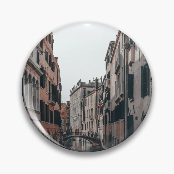 Item preview, Boats in venetian canals -Bridge of Sighs & pink Italian house  designed and sold by anisbbmbrush.