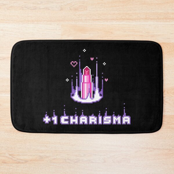 Item preview, +1 Charisma Geeky Pink Purple Pixel Art Magic Lipstick designed and sold by JessicaAmber.