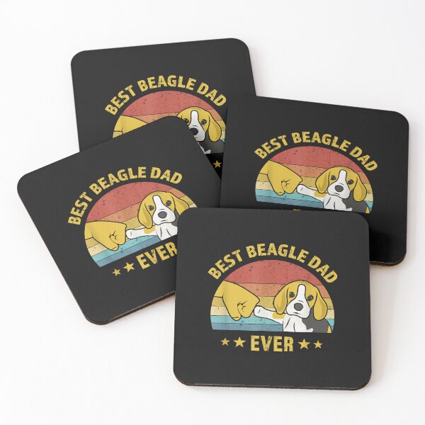 Item preview, Mens Cute Best Beagle Dad Ever Retro Vintage Gift Puppy Lover designed and sold by Yaw23123.