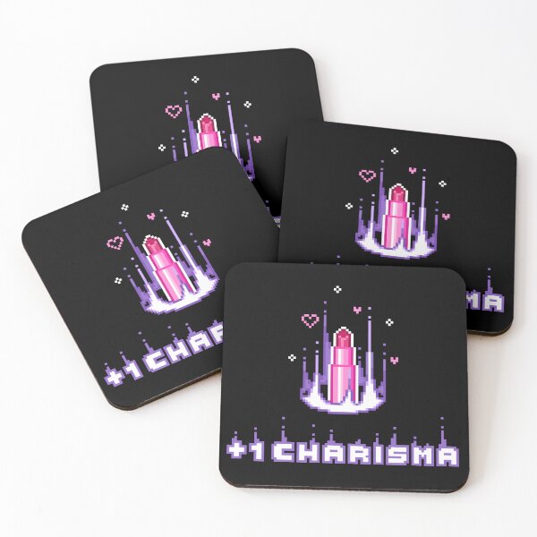 Item preview, +1 Charisma Geeky Pink Purple Pixel Art Magic Lipstick designed and sold by JessicaAmber.