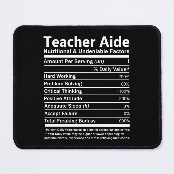 Item preview, Teacher Aide T Shirt - Nutritional And Undeniable Factors Gift Item Tee designed and sold by averiarnol.