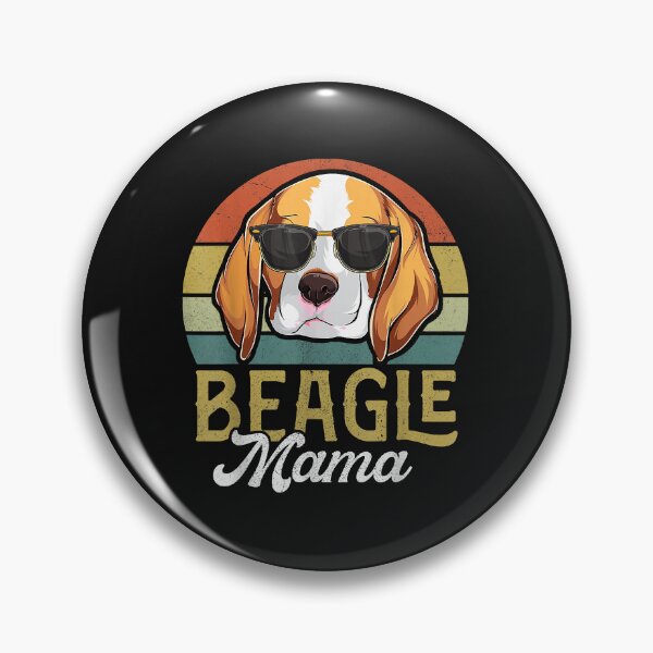 Artikelvorschau, Retro Beagle Mama Shirt Women, Mothers Day Dog Mom entworfen und verkauft von Yaw23123.