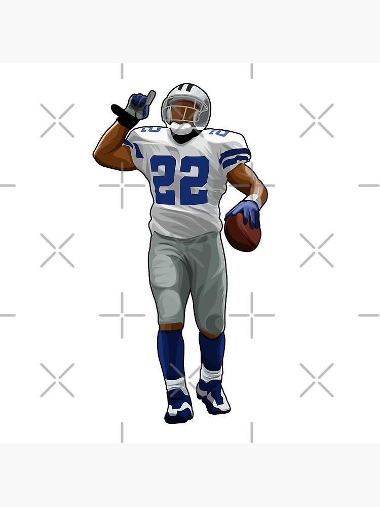 Emmitt Smith Power Dallas Cowboys NFL Football Vintage Original Acti –  Sports Poster Warehouse