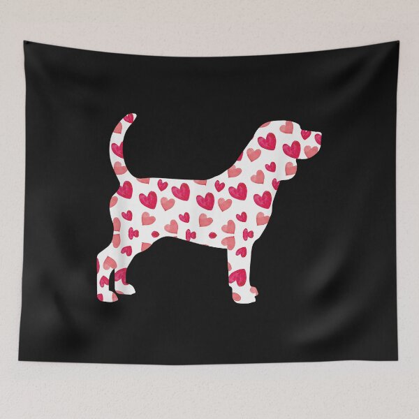 Artikelvorschau, Valentines Day Beagle Hearts Puppy Dog Lover entworfen und verkauft von Yaw23123.