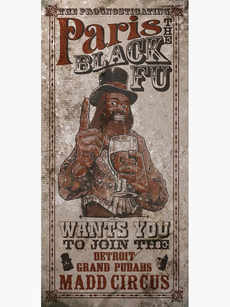 The Detroit Grand Pubahs' Paris, the Black Fu by PLUGOarts