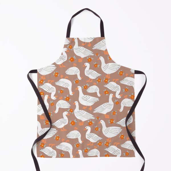 Item preview, Geese in The meadow latte color designed and sold by FrancesPoff.