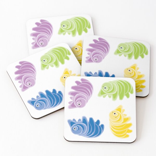 Item preview, Chubby Tardigrade Cute Set 3 designed and sold by KerriKerri.