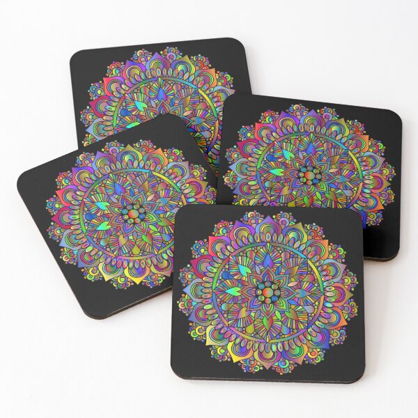 Item preview, Colorful mandala color art designed and sold by artdragongift 15.