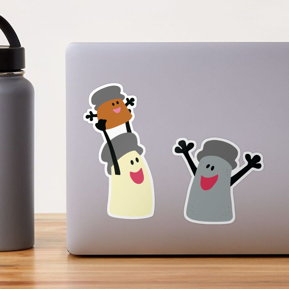 Cute Salt, Pepper, and Paprika Family Sticker for Sale by