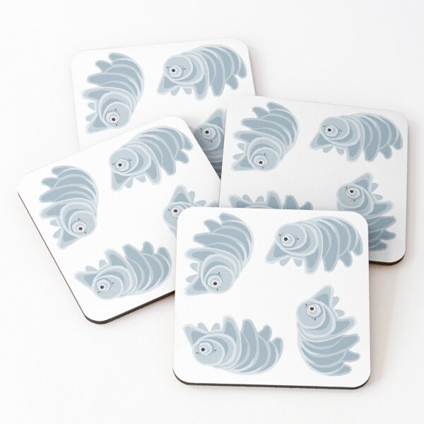 Item preview, Chubby Tardigrade Cute Set 4 designed and sold by KerriKerri.