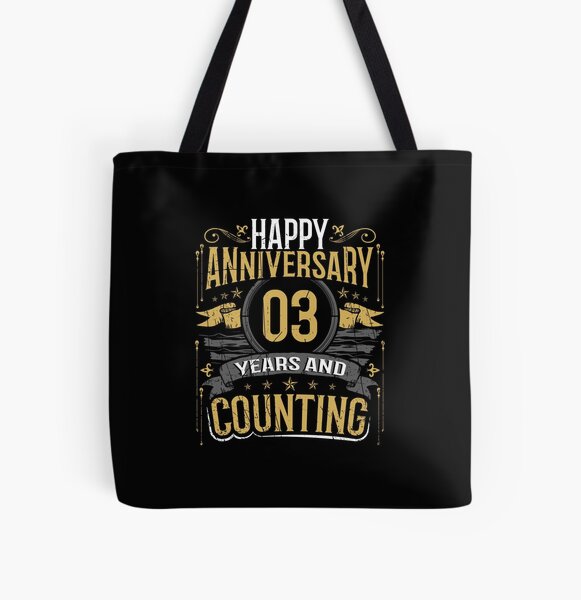 Happy Anniversary Gift 3 Years and Counting Greeting Card for Sale by  LarkDesigns