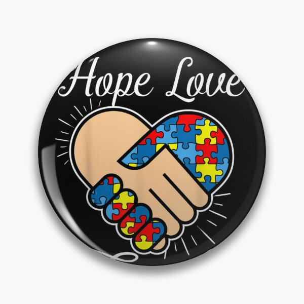 Item preview, Hope Love Teach Autism Teacher T-Shirt Autism Awareness designed and sold by VargasParis.