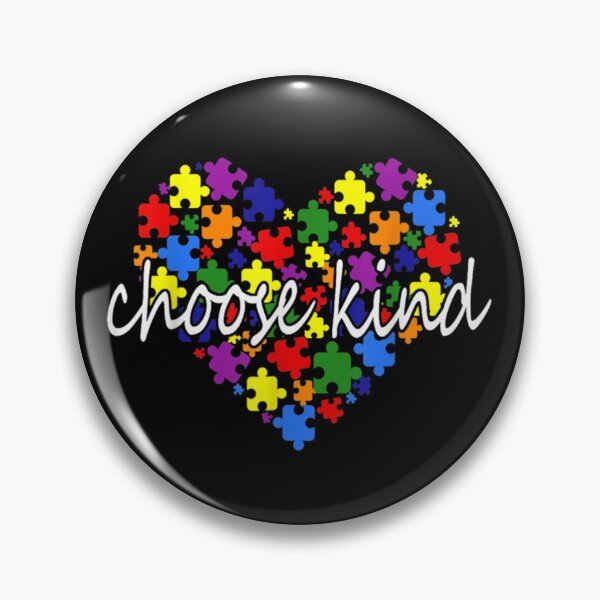 Item preview, Autism awareness heart choose kind Tshirt designed and sold by VargasParis.