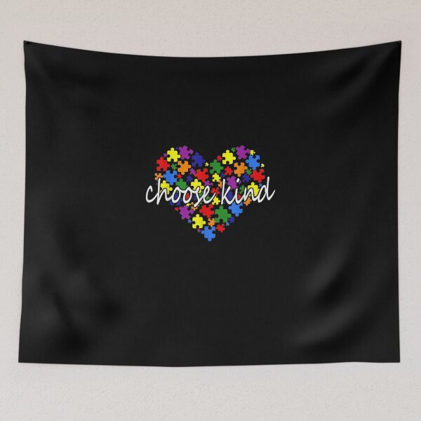 Item preview, Autism awareness heart choose kind Tshirt designed and sold by VargasParis.