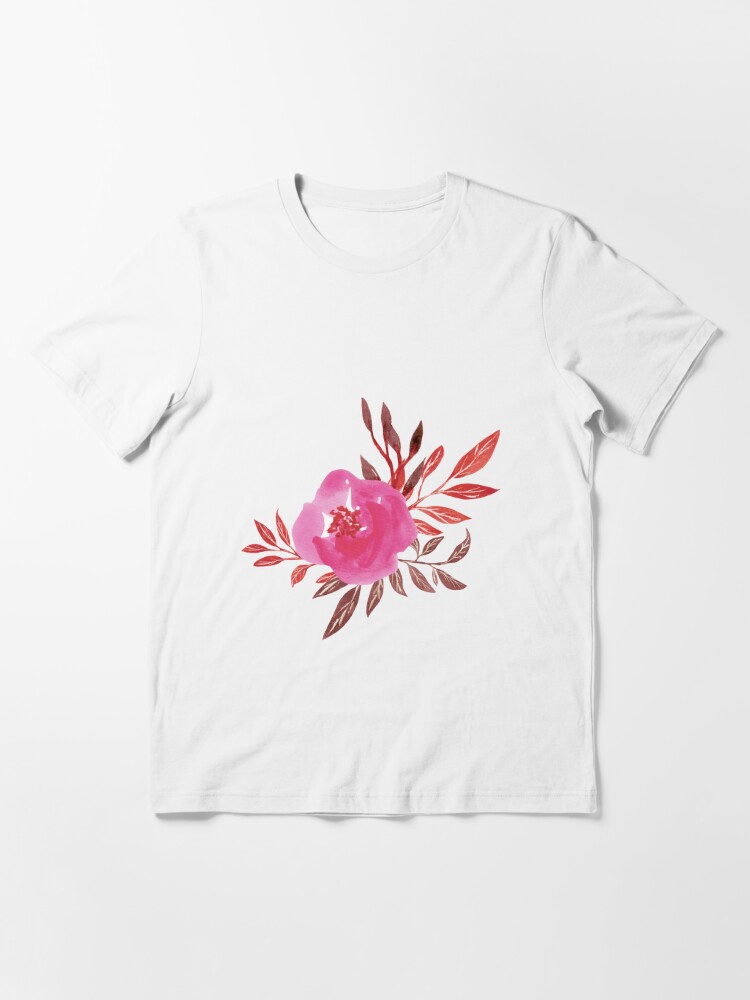 Premium Vector  Flowers watercolor hand drawn t shirt and apparel