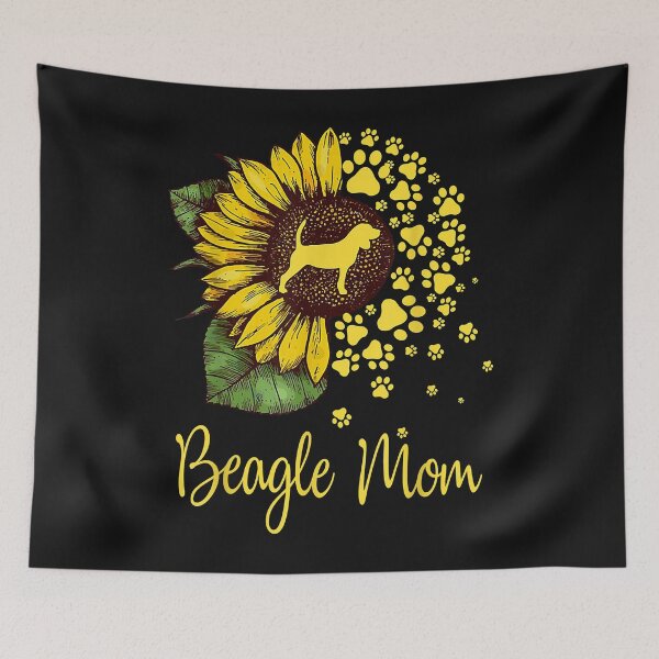 Artikelvorschau, Womens Sunflower Beagle Mom Dog Lover entworfen und verkauft von Yaw23123.