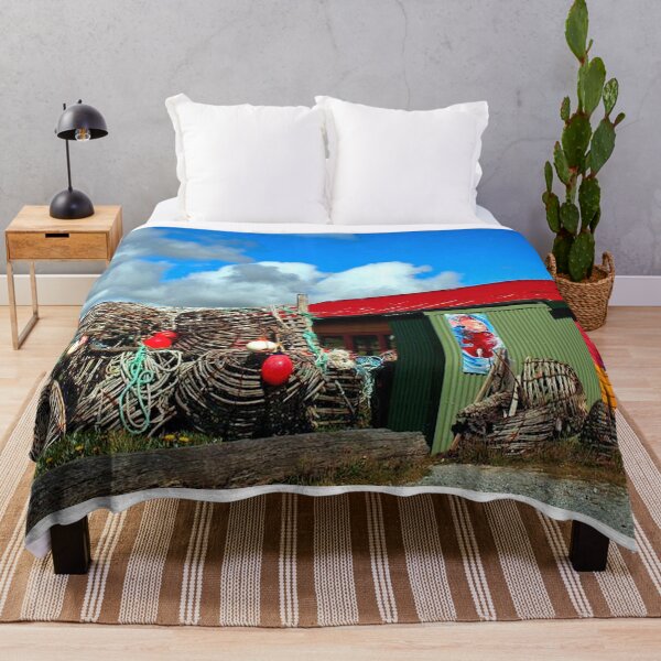 Item preview, Lobster pots and hut, King Island, Tasmania, Australia designed and sold by FranWest.