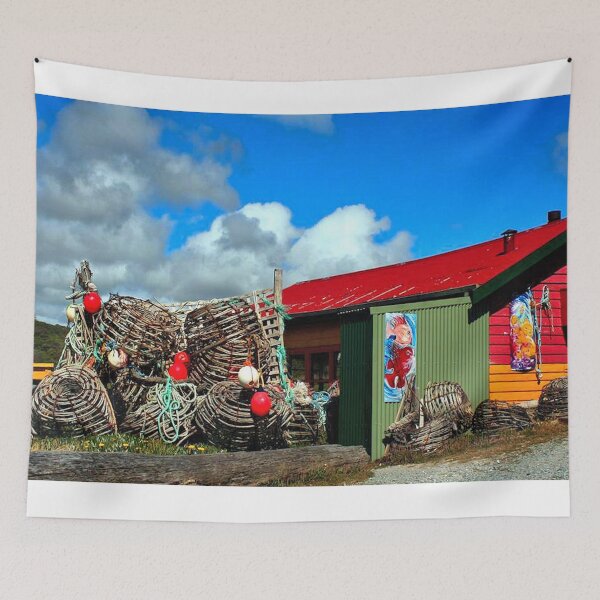 Item preview, Lobster pots and hut, King Island, Tasmania, Australia designed and sold by FranWest.