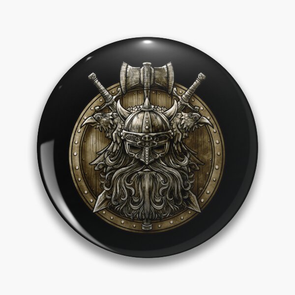 Item preview, Viking Shield - Nordic Norse Valhalla  Classic . designed and sold by rasorqlkolat.