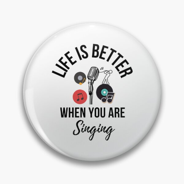 Item preview, Life is better with singing designed and sold by BenjaminBuchel.