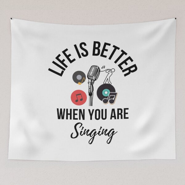 Item preview, Life is better with singing designed and sold by BenjaminBuchel.