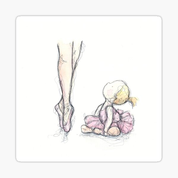 Ballet Baby Sticker