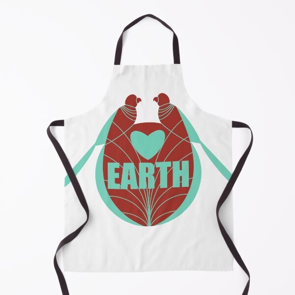Item preview, Love my earth logo design red version designed and sold by Shailendra Singh.
