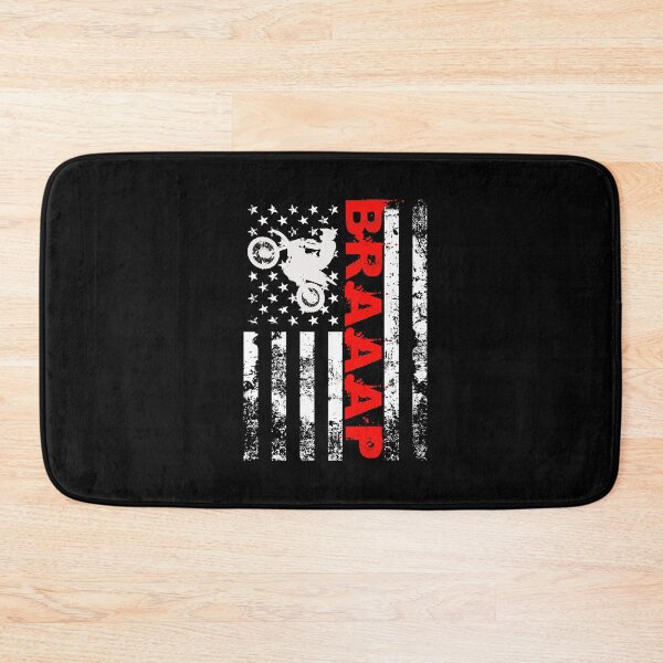 Item preview, Braaap Motocross Vintage USA American Flag designed and sold by caintati.