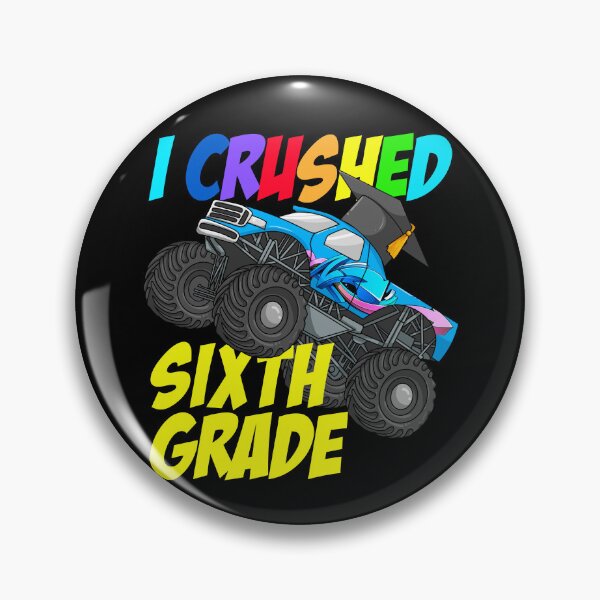 Item preview, I Crushed Sixth Grade Monster Truck Sixth Grade Graduation Gear designed and sold by DynamicDesign.
