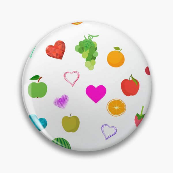 Item preview, Fruits And Hearts Healthy Life Fruit Lovers designed and sold by AwesomeArt13.
