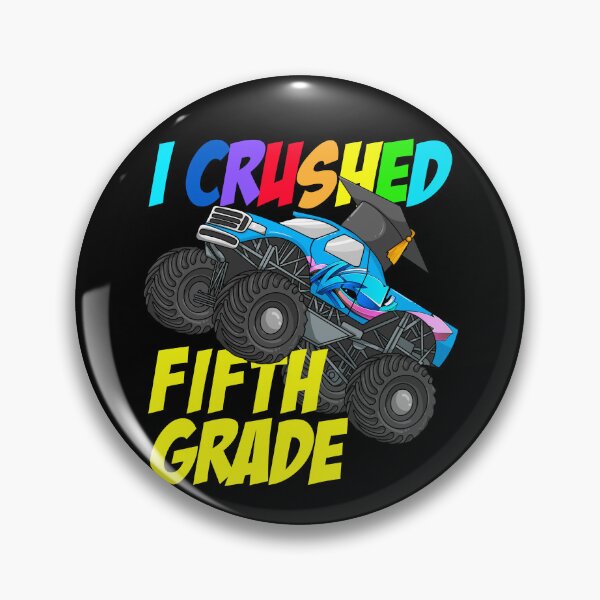 Item preview, I Crushed Fifth Grade Monster Truck Fifth Grade Graduation Gear designed and sold by DynamicDesign.