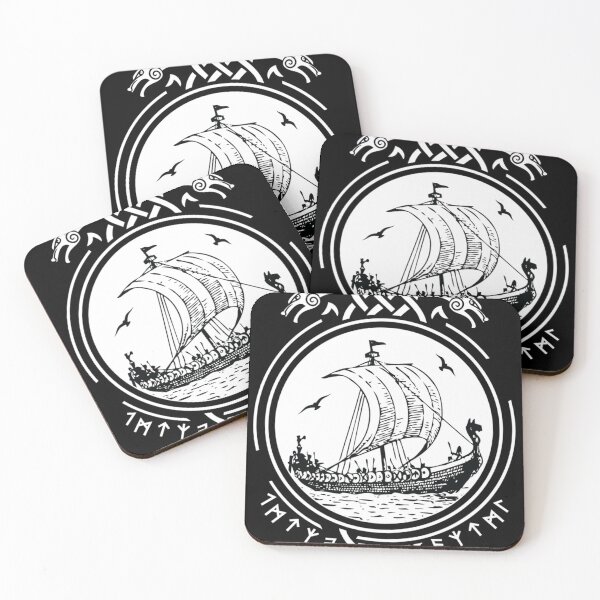 Item preview, Viking Ship Boat Runes  Wikinger  Vikings  Essential . designed and sold by rasorqlkolat.