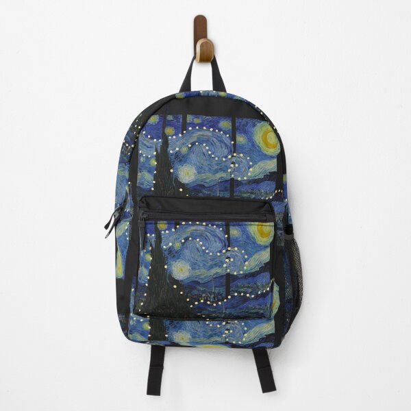 Item preview, A Starry Night Sticker Van Gogh Vincent Van Gogh A Starry Night Painting Famous Artist Classic 1890 T-shirt designed and sold by BePosh.