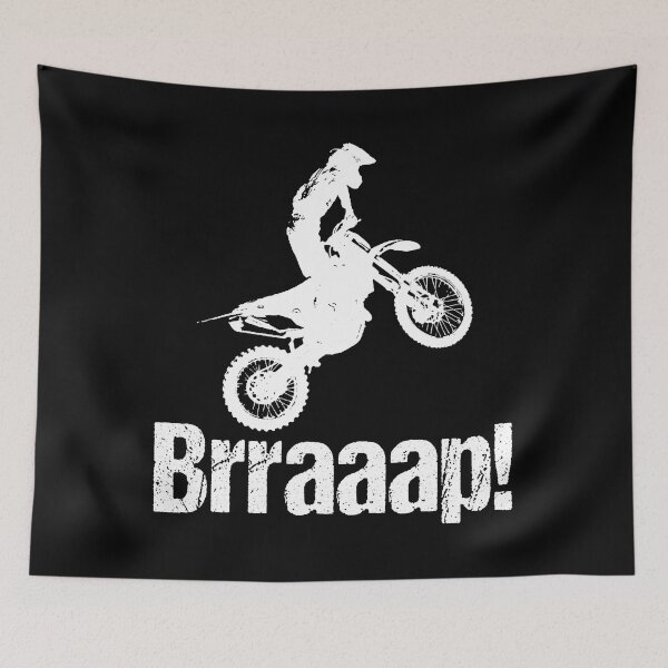 Item preview, Brraaap Funny Dirt Bike Motocross designed and sold by caintati.