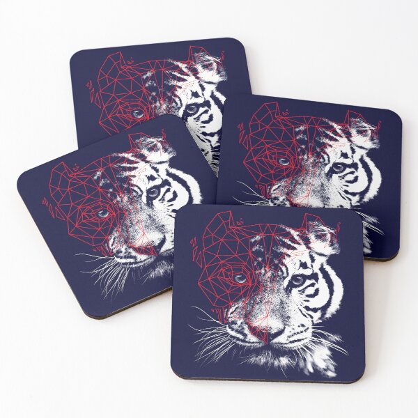 Item preview, Low Poly Tiger Face designed and sold by Oddmon.