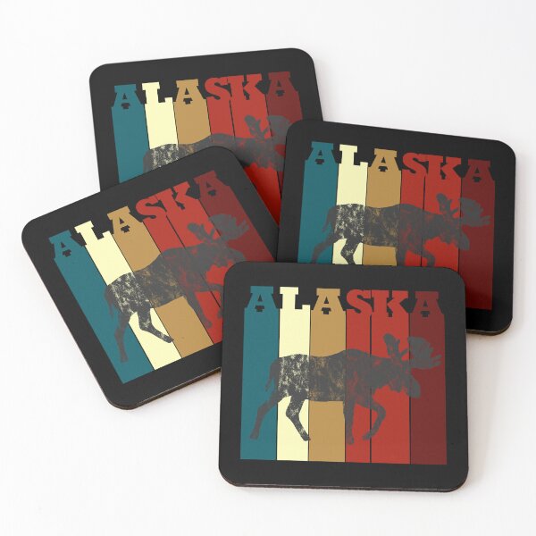 Item preview, Alaska Vintage Retro Distressed Moose designed and sold by LarkDesigns.