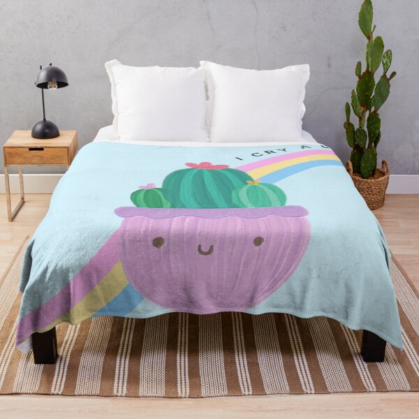 Item preview, I Cry A Lot- Rainbow Cactus designed and sold by Anxatzi.