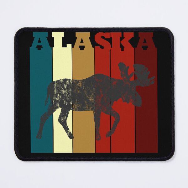 Item preview, Alaska Vintage Retro Distressed Moose designed and sold by LarkDesigns.