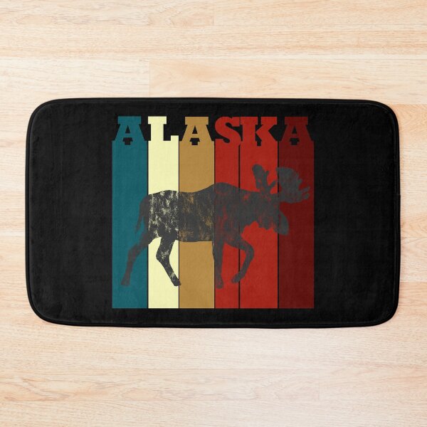 Item preview, Alaska Vintage Retro Distressed Moose designed and sold by LarkDesigns.