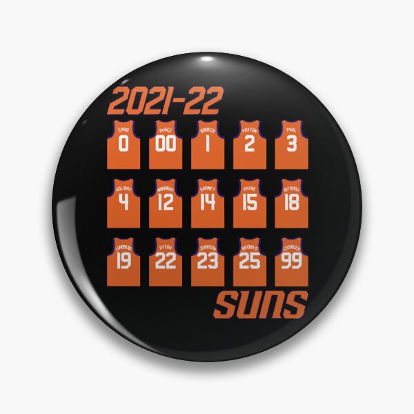 Item preview, 2021-22 Phoenix Suns Roster - Orange Jersey designed and sold by HollyAllenSH.