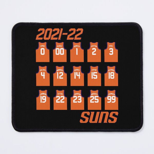 Item preview, 2021-22 Phoenix Suns Roster - Orange Jersey designed and sold by HollyAllenSH.