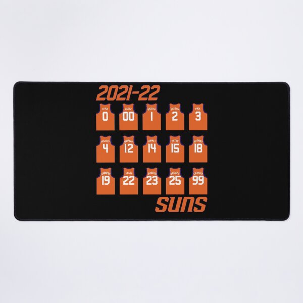 Item preview, 2021-22 Phoenix Suns Roster - Orange Jersey designed and sold by HollyAllenSH.