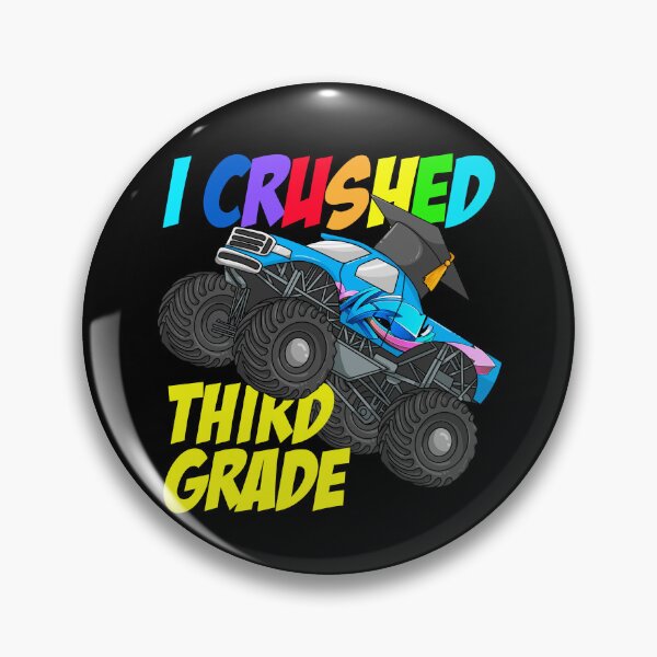 Item preview, I Crushed Third Grade Monster Truck Third Grade Graduation Gear designed and sold by DynamicDesign.