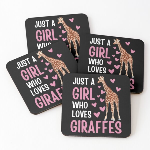 Item preview, Copy of Just A Girl Who Giraffes Foxes Cute Giraffe Girls designed and sold by cimibaka25.